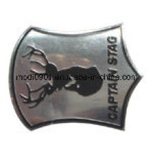 Metal Etiqueta-Insignia de acero 3D estampado en relieve suave Tin / Pewter / Stannum Metal etiqueta de vino / Metal botella etiquetas